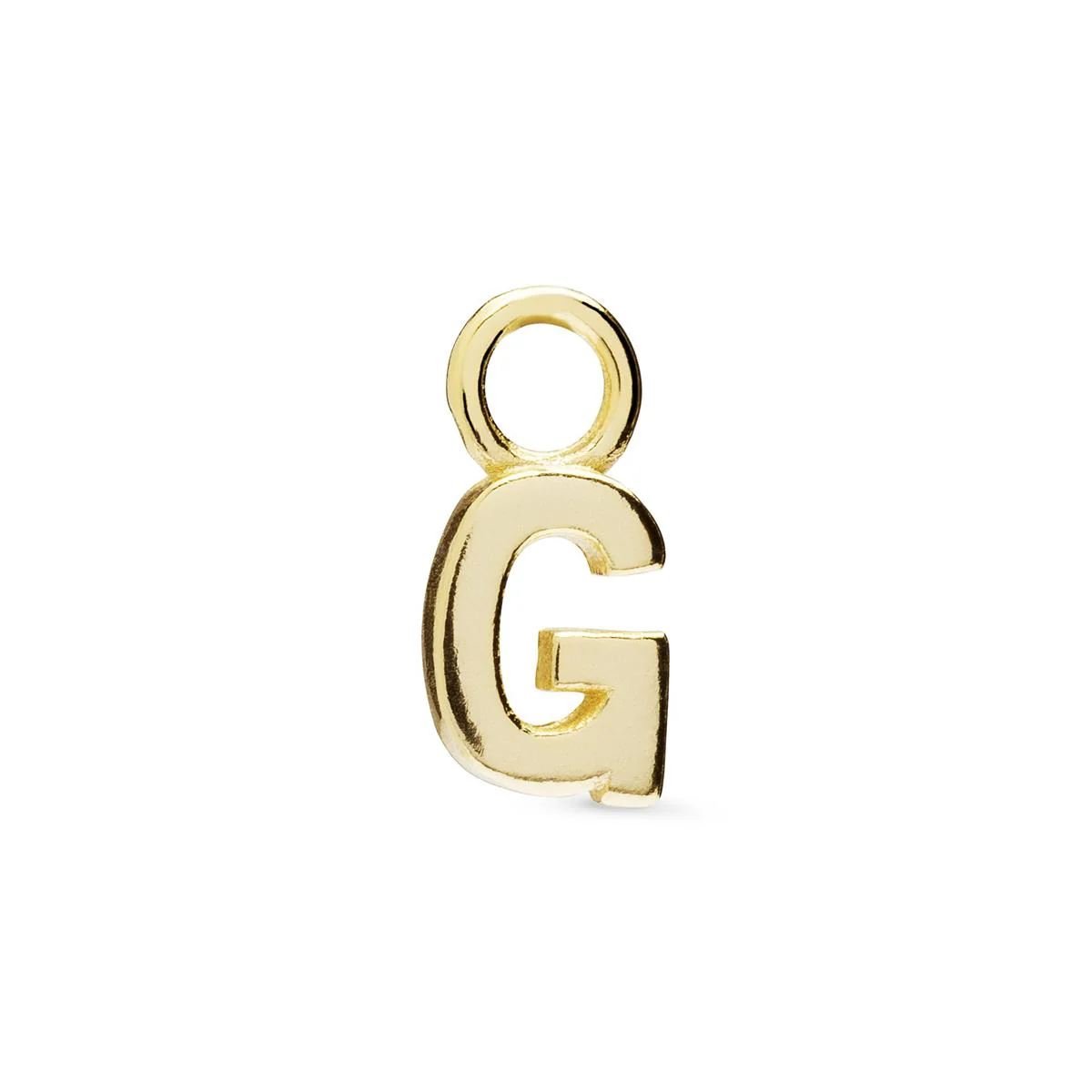 Colgante G Plata De Ley 925 - G AMARILLO