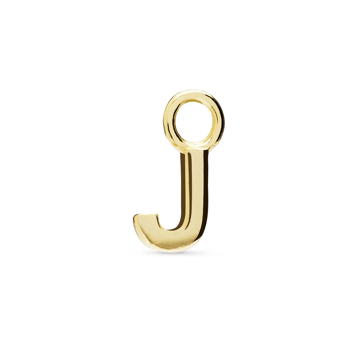 Colgante J Plata De Ley 925 - J AMARILLO