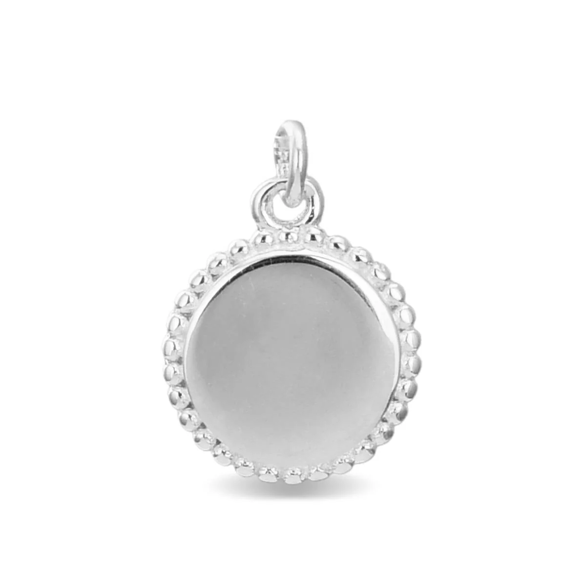 Colgante Luxenter De Plata De Ley 925 Con Baño De - Medalla BLANCO