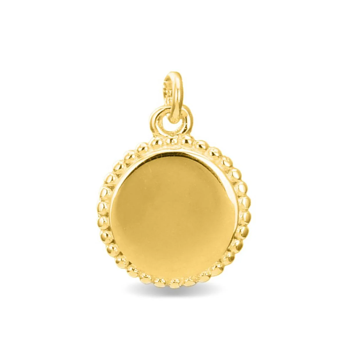 Colgante Luxenter De Plata De Ley 925 Con Baño De - Medalla AMARILLO
