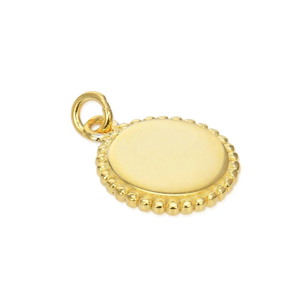 Colgante Luxenter De Plata De Ley 925 Con Baño De - Medalla AMARILLO - Image 2