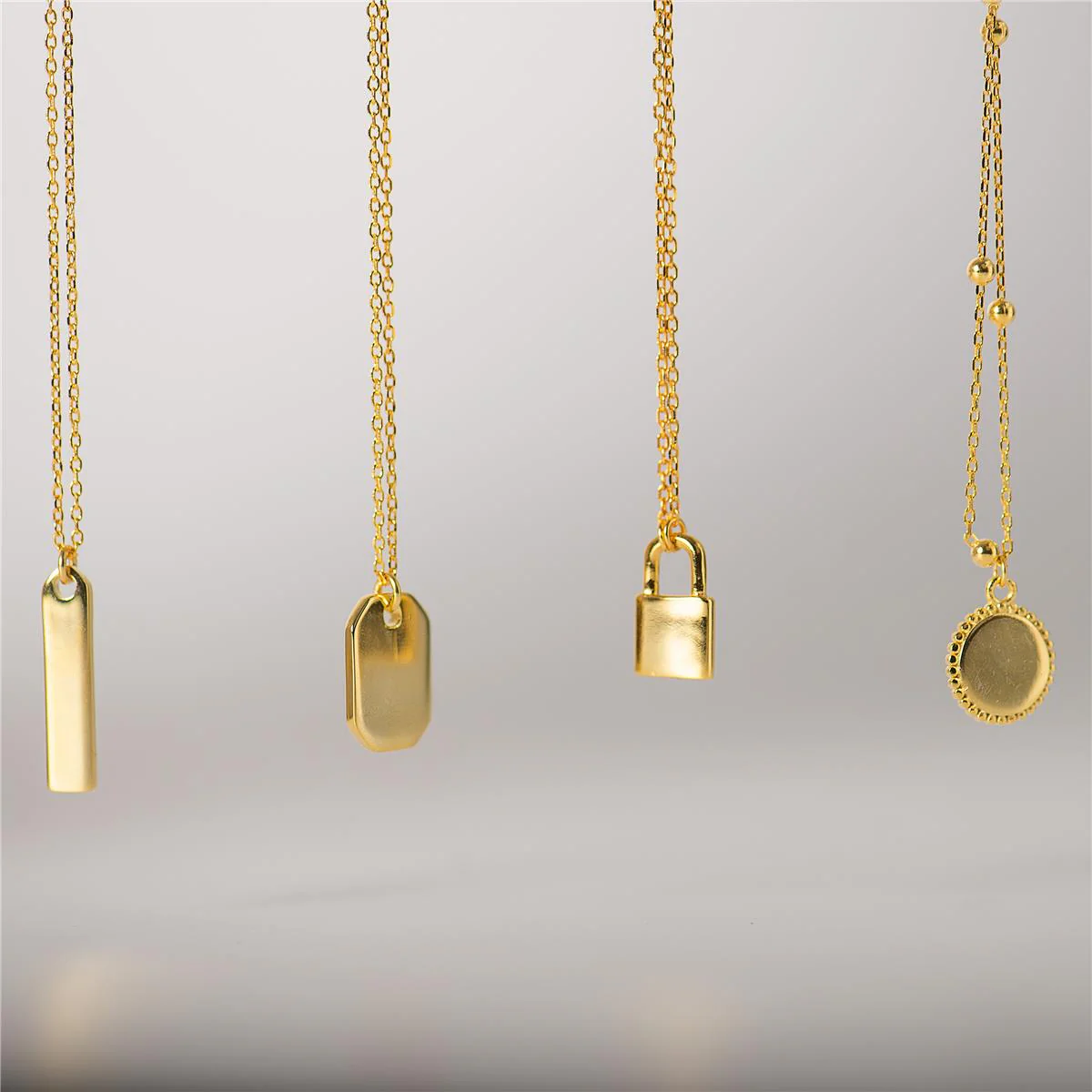 Colgante Luxenter De Plata De Ley 925 Con Baño De - Medalla AMARILLO - Image 3