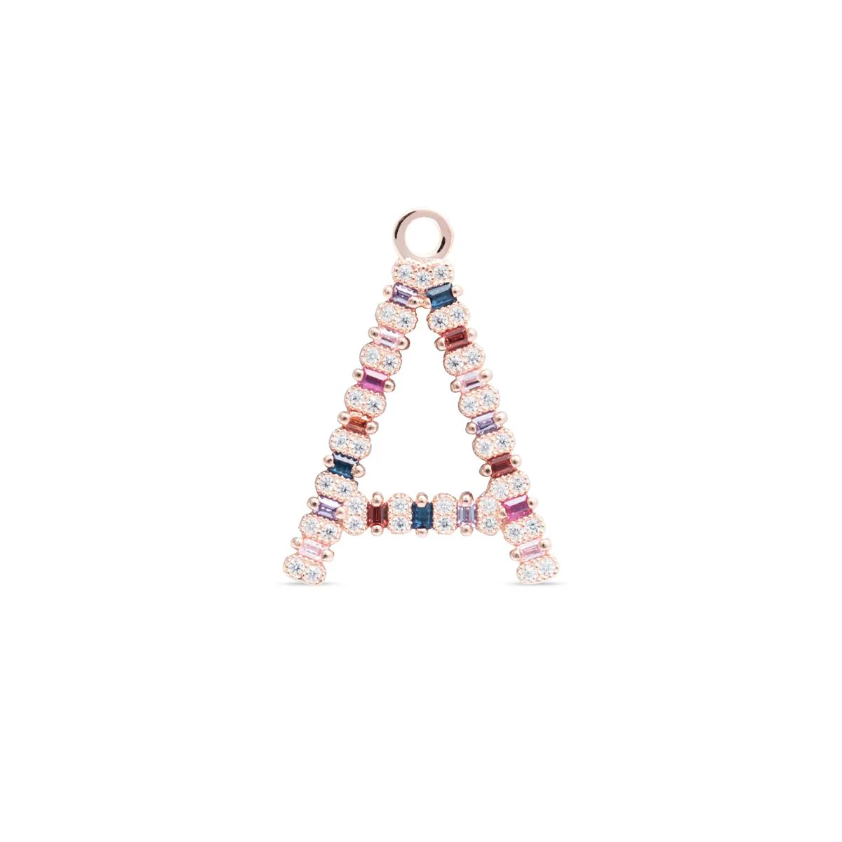 Colgante Mix And Match De Plata De Ley 925 Con Bañ - Mix And Match MULTICOLOR