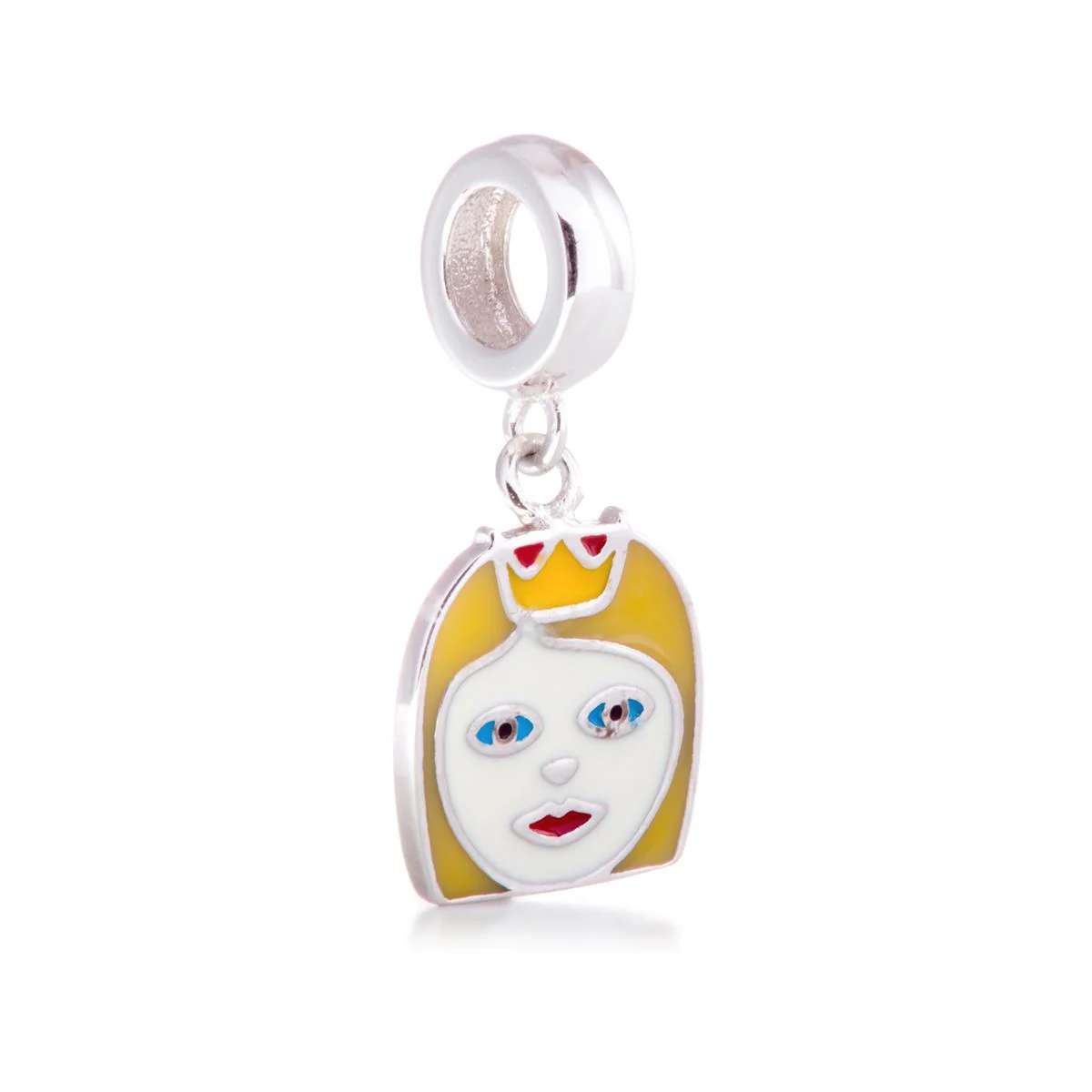Charm Princesa Plata y lacado multicolor - Princesa MULTICOLOR