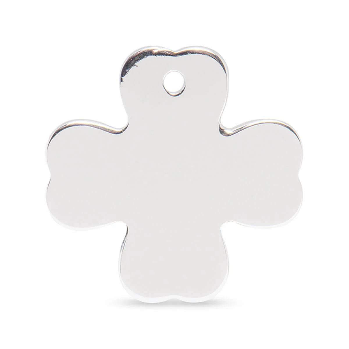Colgante Trebol Plata De Ley 925 - Trebol GRIS
