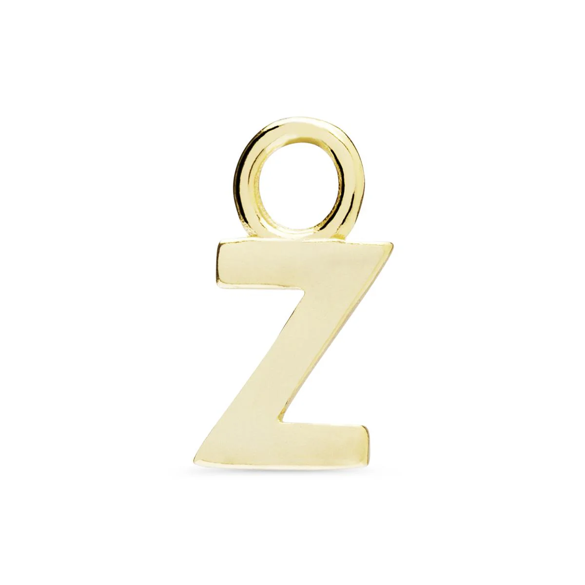 Colgante Z De Plata De Ley 925 Con Baño De Oro Ama - Z AMARILLO