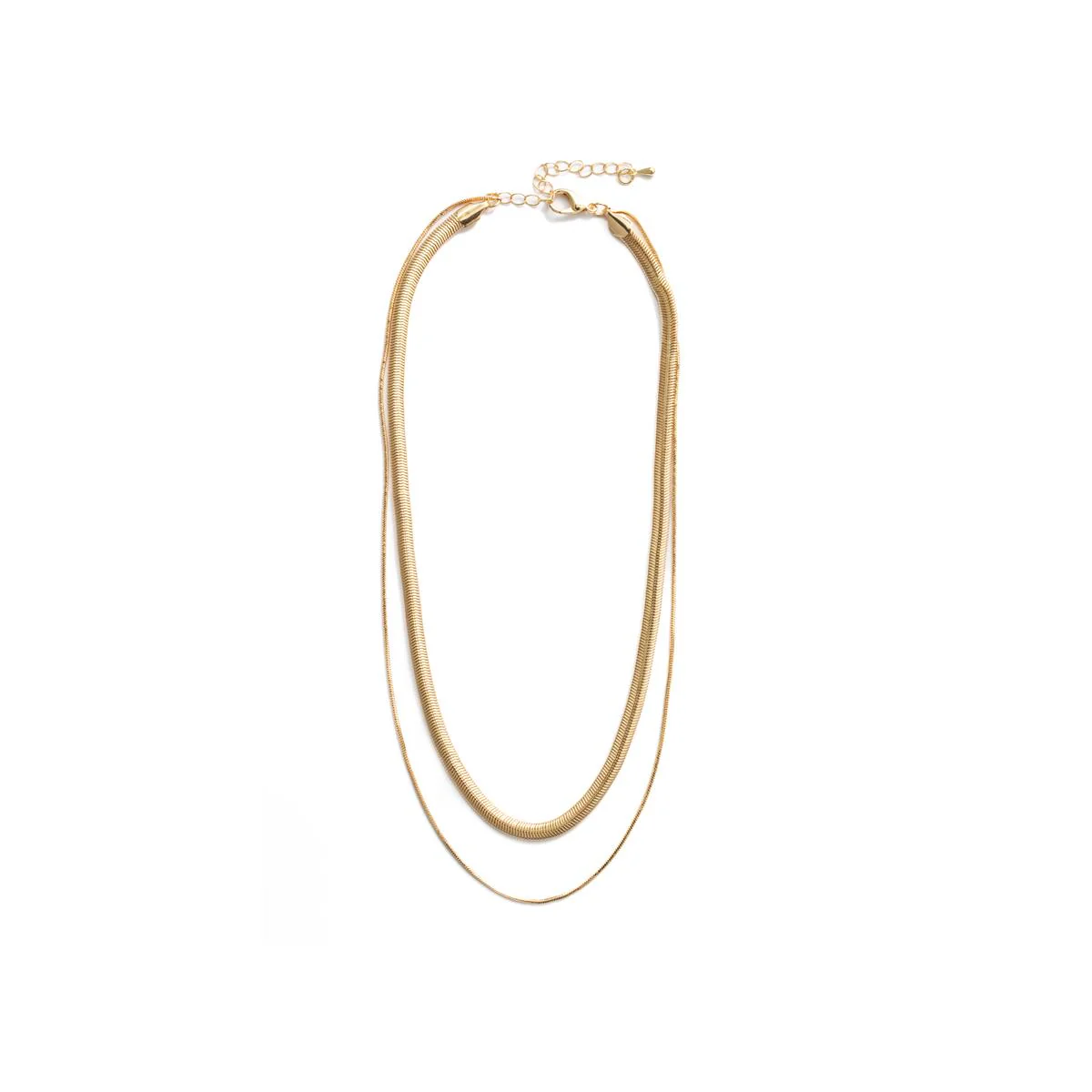Collar acabado en oro amarillo de 18k - Jezo - Image 3