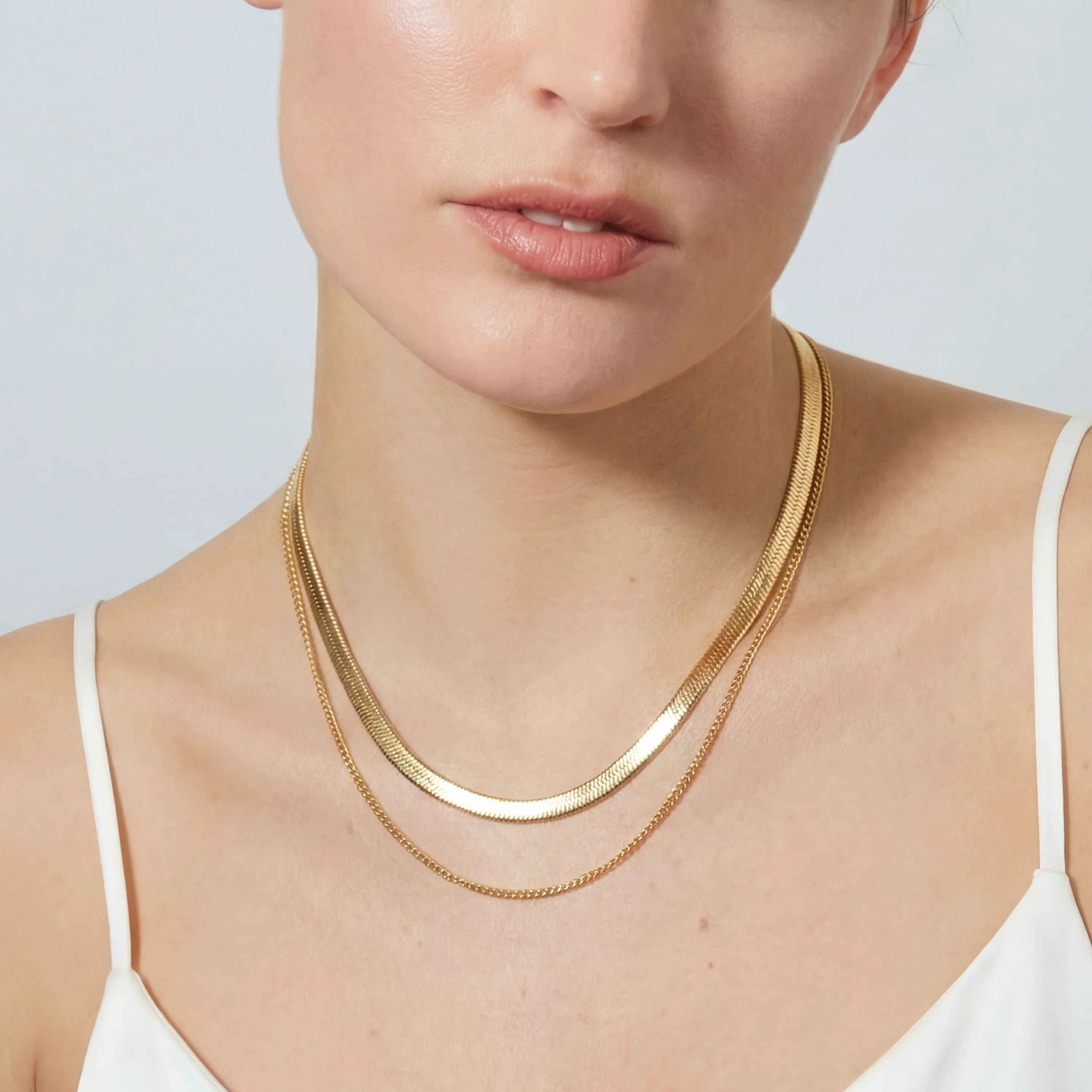 Collar acabado en oro amarillo de 18k - Jezo - Image 4