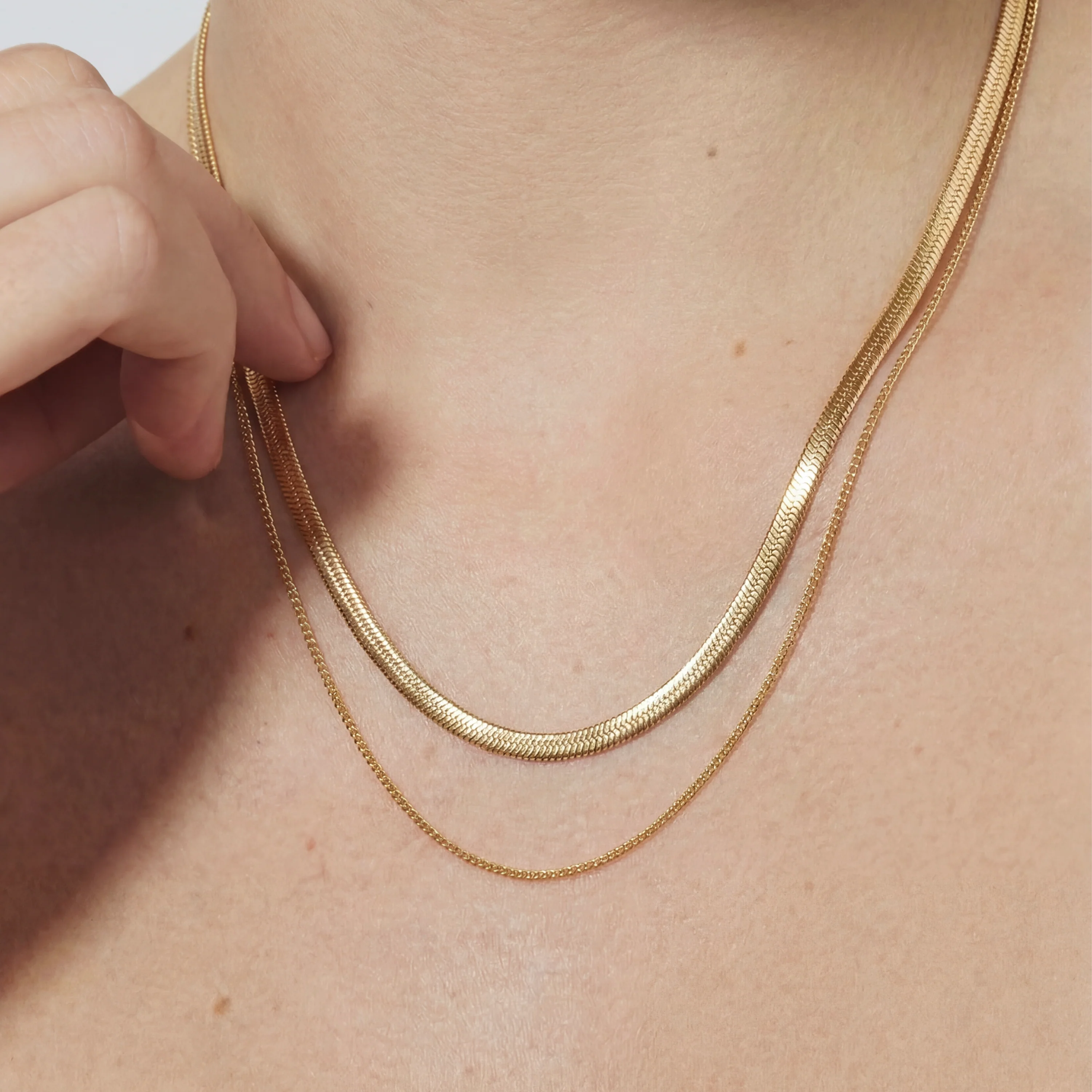 Collar acabado en oro amarillo de 18k - Jezo - Image 6