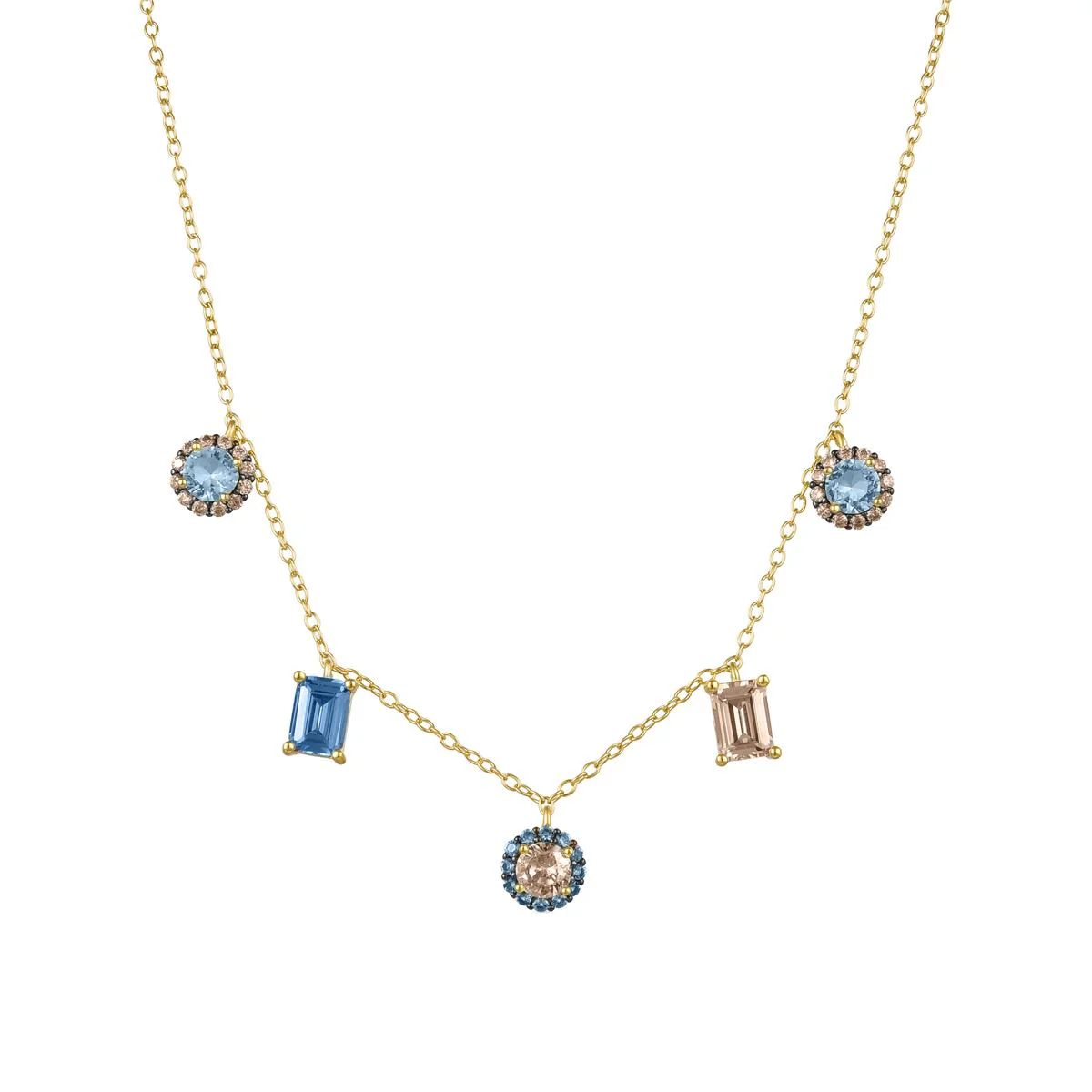 Collar Adnaw Plata De Ley 925 - Adnaw MULTICOLOR