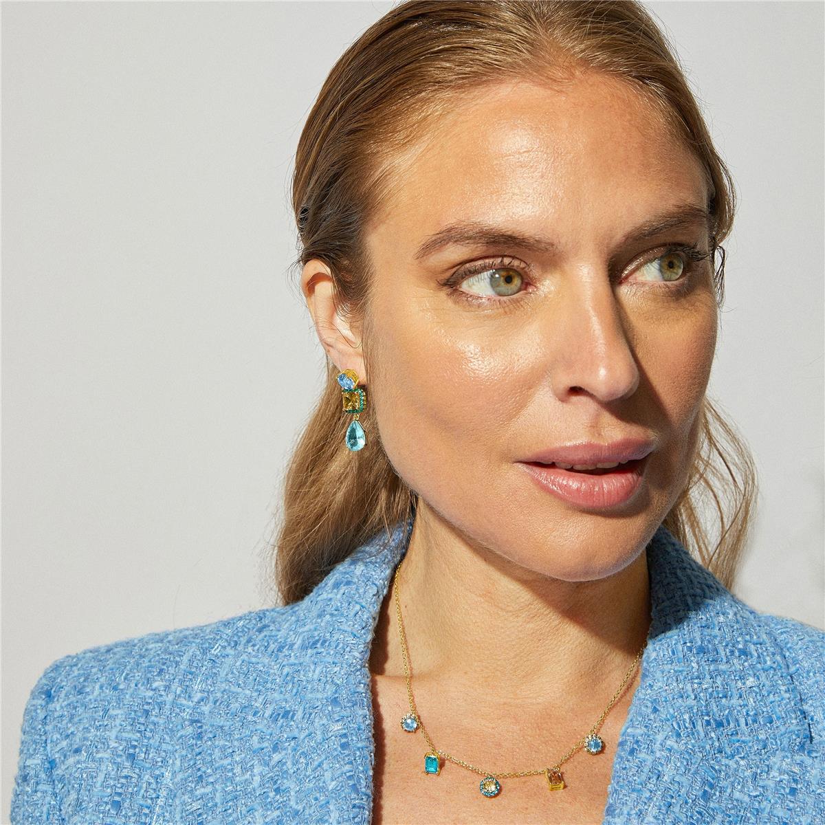 Collar Adnaw Plata De Ley 925 - Adnaw MULTICOLOR - Image 2