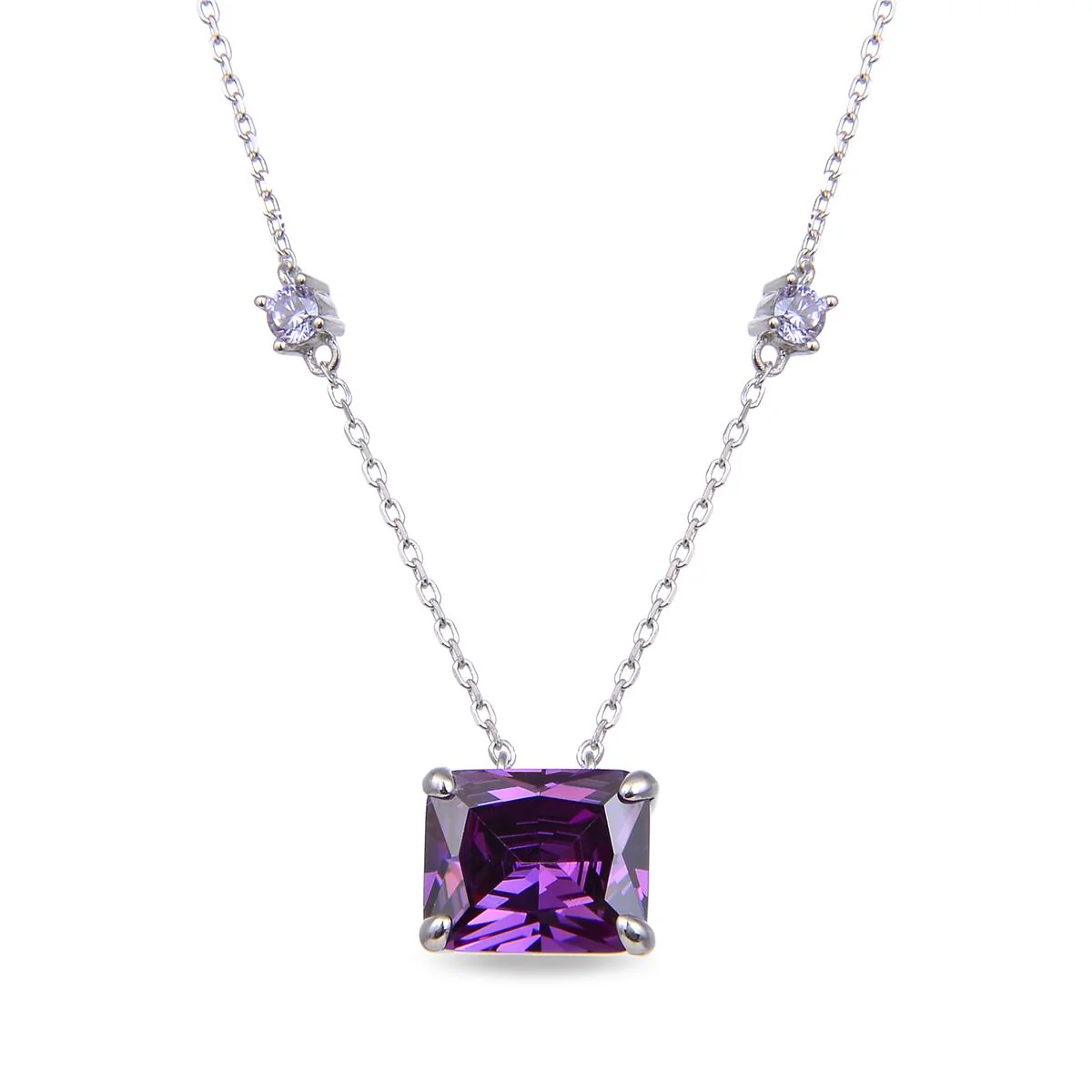 Collar Adone Plata De Ley 925 - Adone MORADO