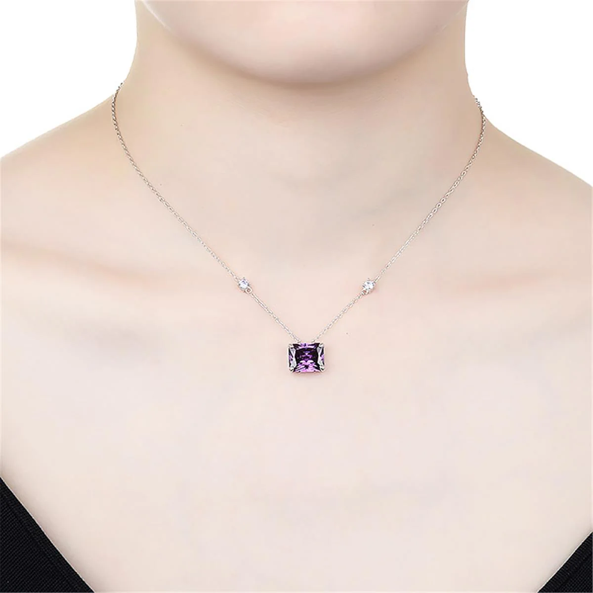 Collar Adone Plata De Ley 925 - Adone MORADO - Image 2