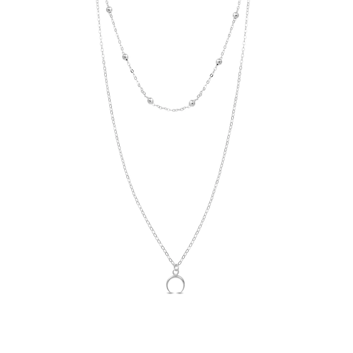 Collar Ahua Plata De Ley 925 - Ahua BLANCO