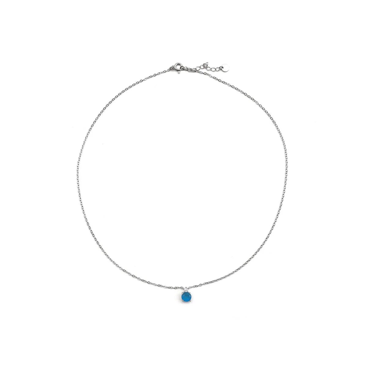 Collar Akma Plata de Ley 925 - Akma AZUL - Image 2