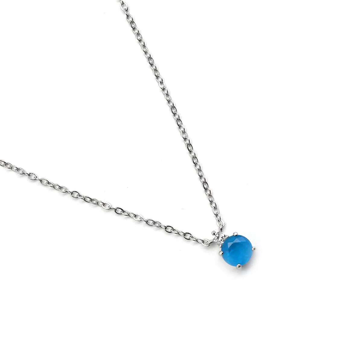 Collar Akma Plata de Ley 925 - Akma AZUL - Image 3
