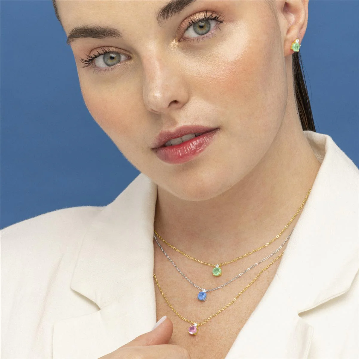 Collar Akma Plata de Ley 925 - Akma AZUL - Image 5