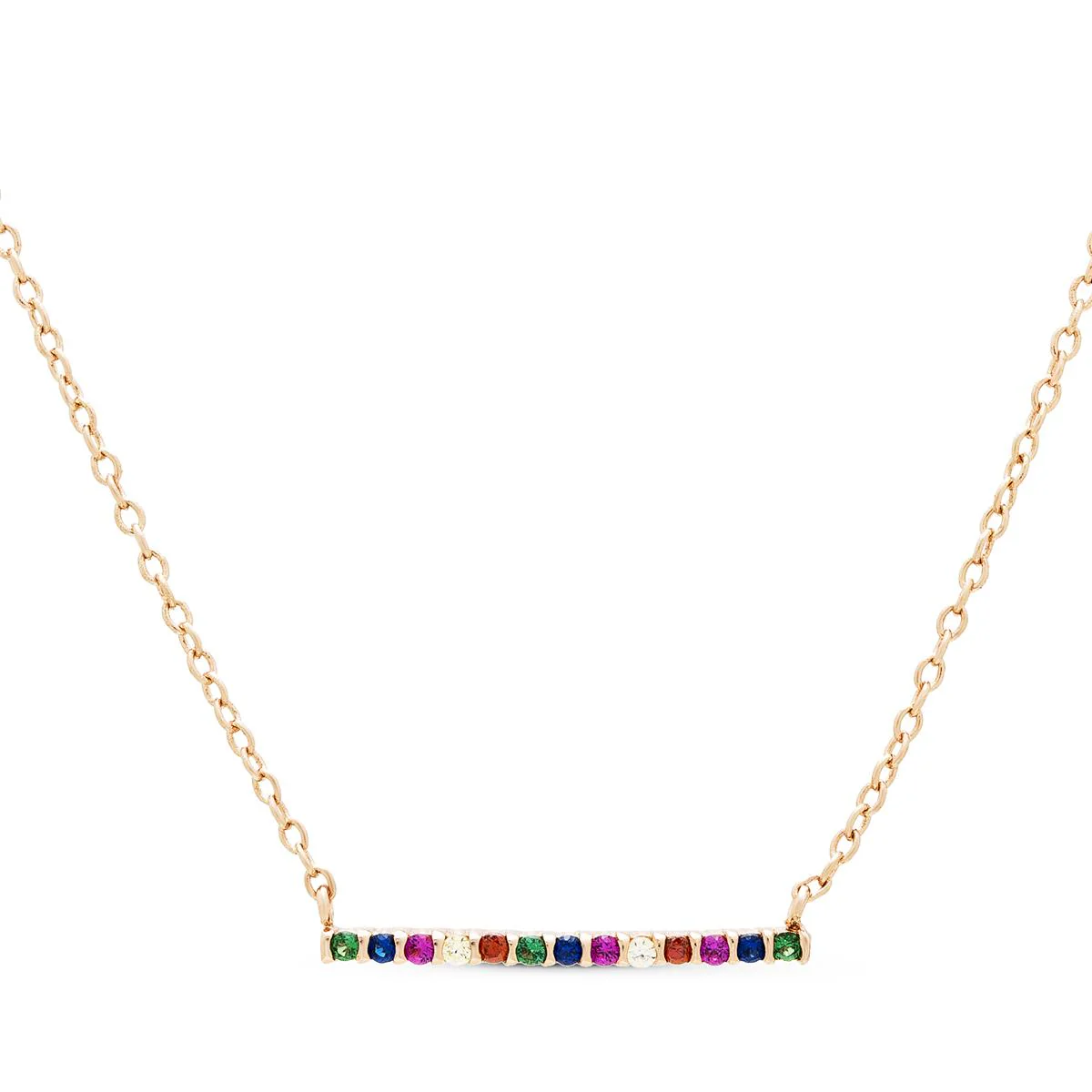 Collar Aldmi Plata De Ley 925 - Aldmi MULTICOLOR