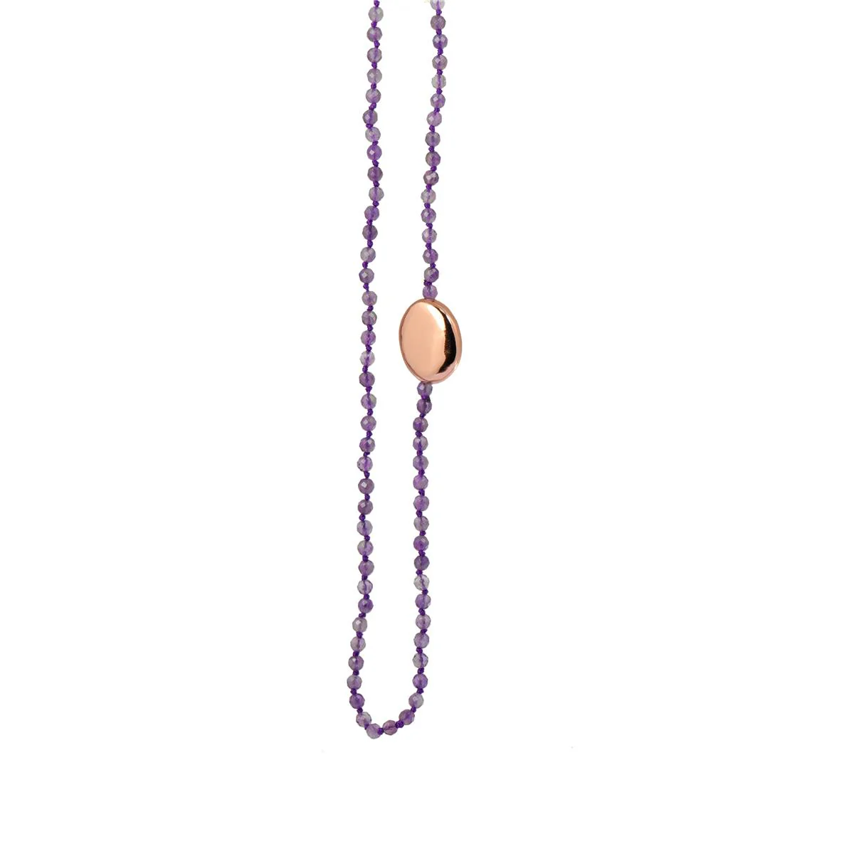 Collar Aminah Plata De Ley 925 - Aminah MORADO