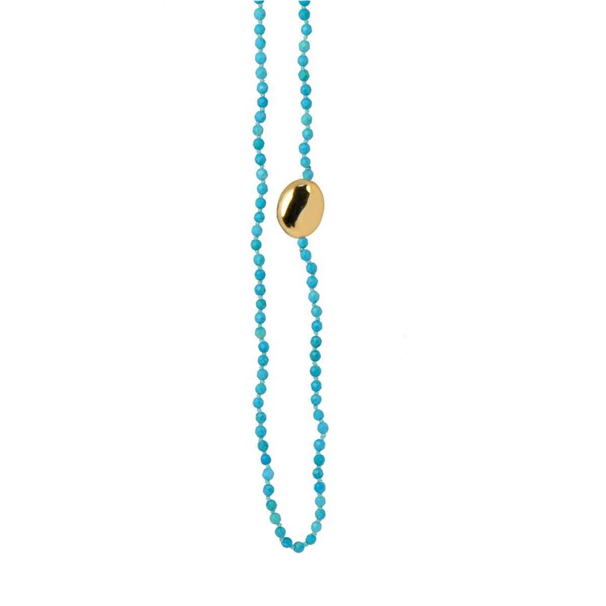 Collar Aminah Plata De Ley 925 - Aminah AZUL