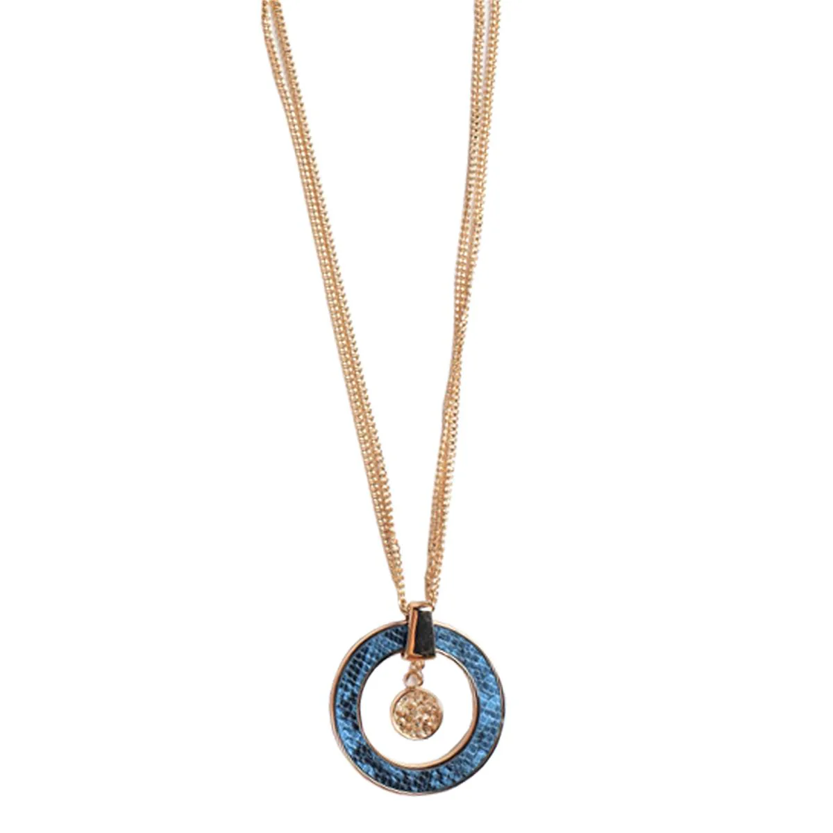 Collar Amta acabado oro 18k - Amta AZUL