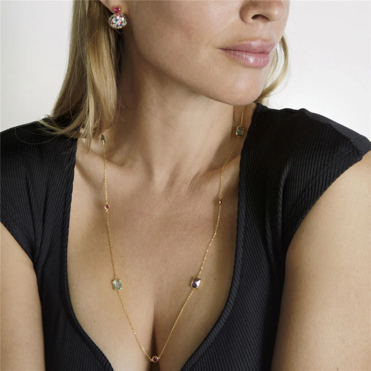 Collar Aned Plata De Ley 925 - Aned MULTICOLOR - Image 2