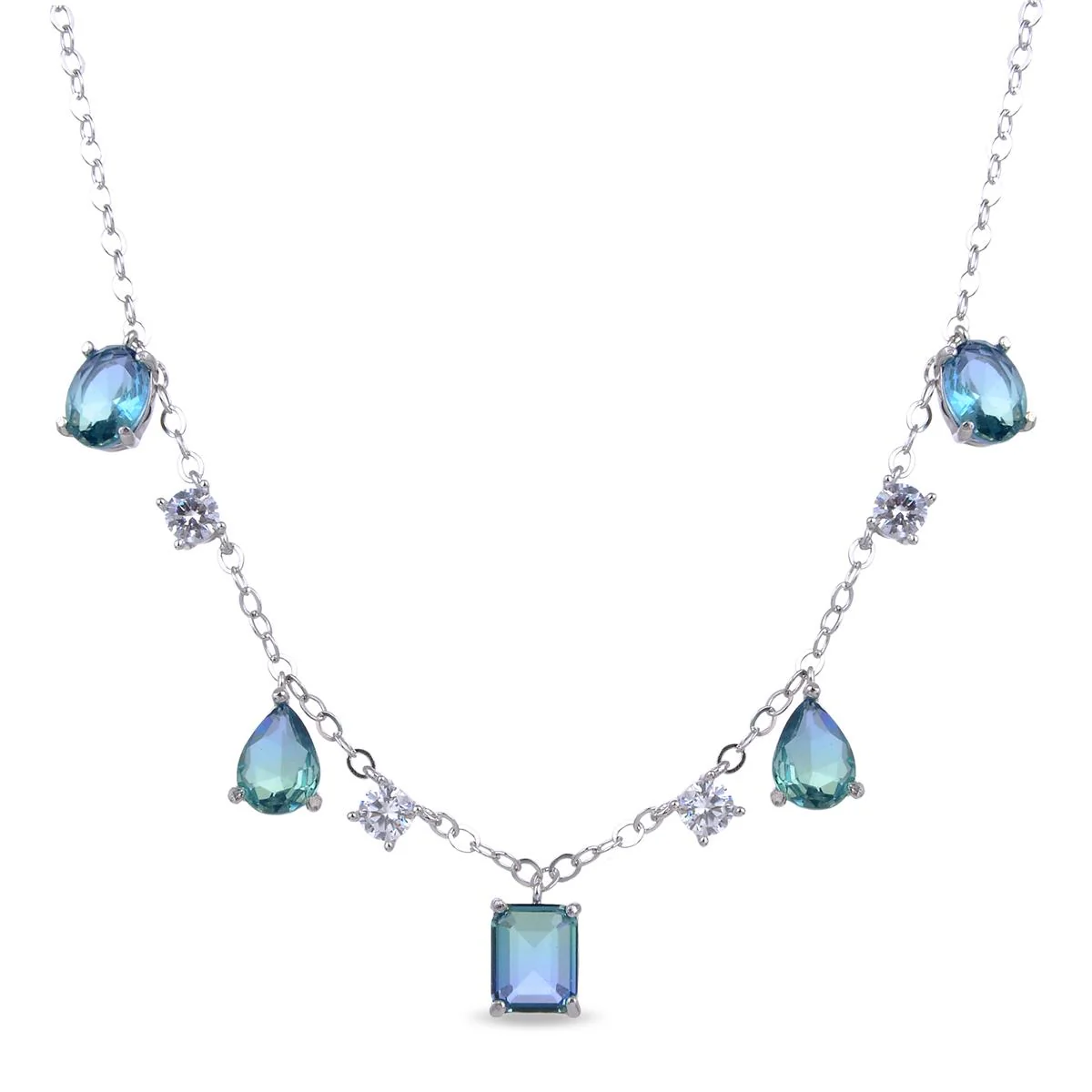 Collar Anfis Plata De Ley 925 - Anfis MULTICOLOR