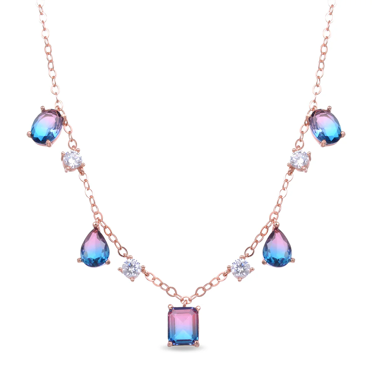 Collar Anfis Plata De Ley 925 - Anfis MULTICOLOR