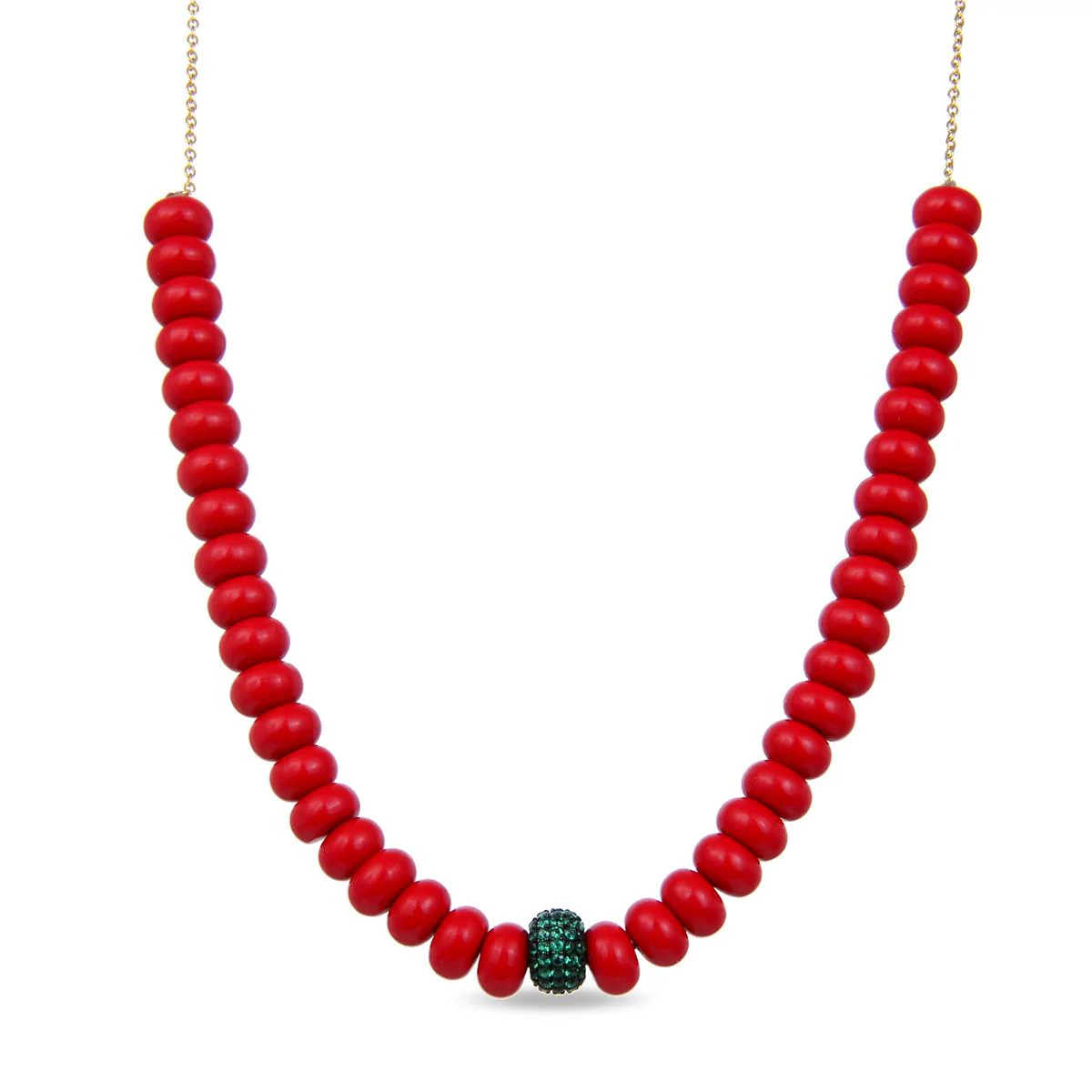 Collar Ania Plata De Ley 925 - Ania ROJO