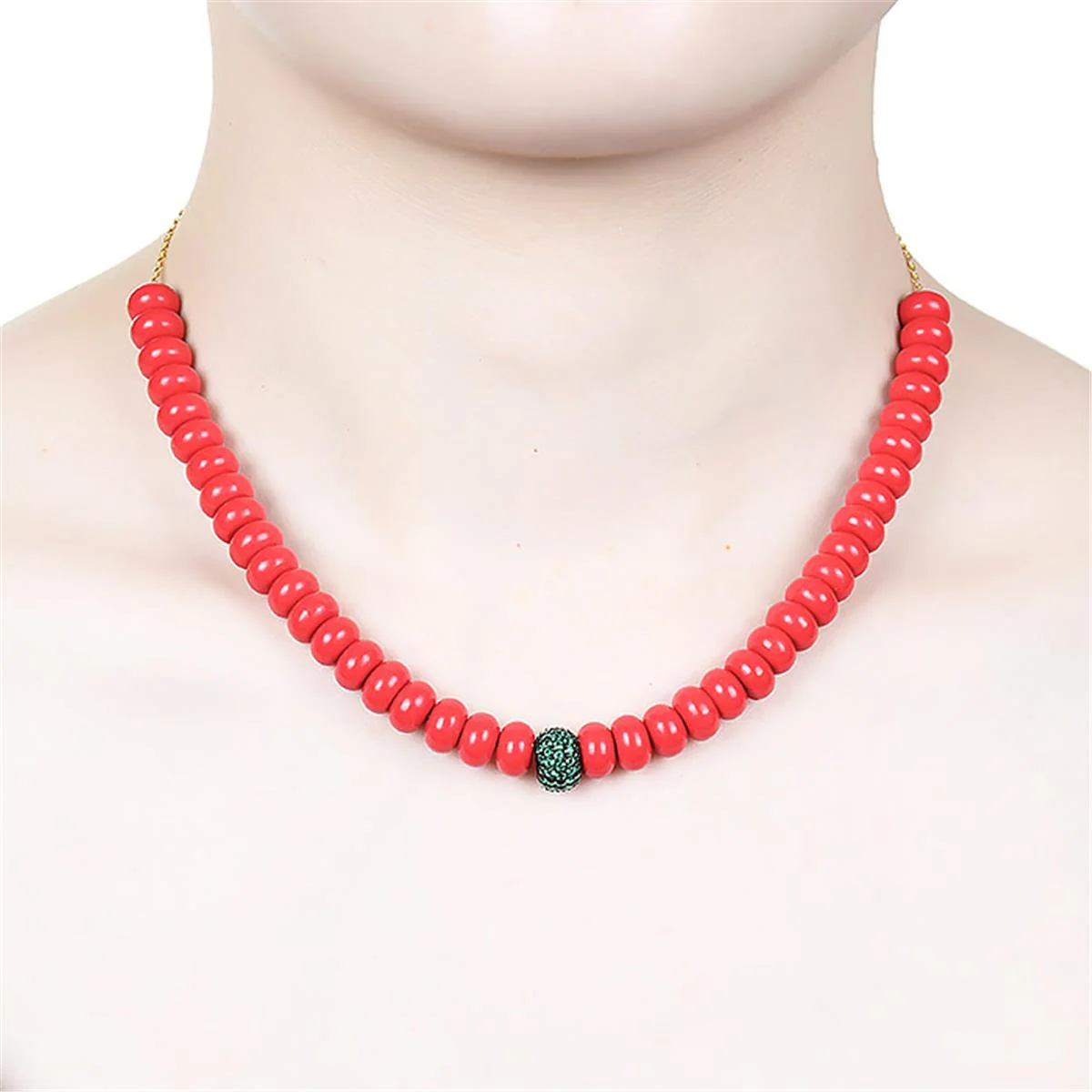 Collar Ania Plata De Ley 925 - Ania ROJO - Image 2