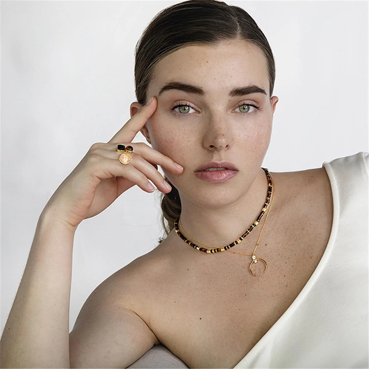 Collar Asesh Plata De Ley 925 - Asesh BLANCO - Image 6