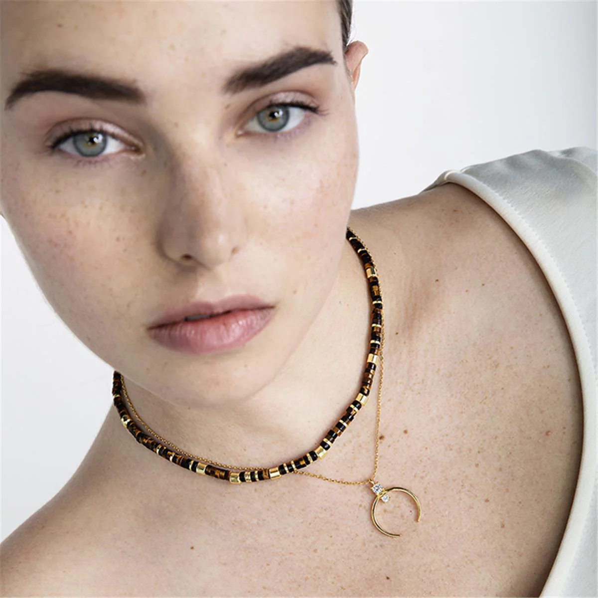 Collar Asesh Plata De Ley 925 - Asesh BLANCO - Image 7