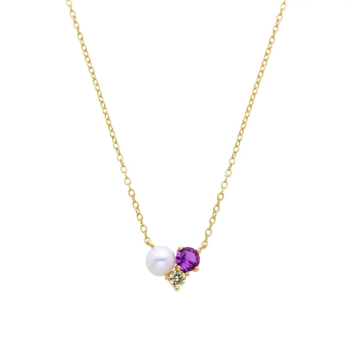 Collar Askil Plata de Ley 925 - Askil MULTICOLOR