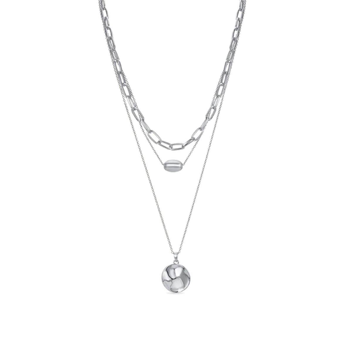 Collar Asysh acabado en Rodio - Asysh GRIS