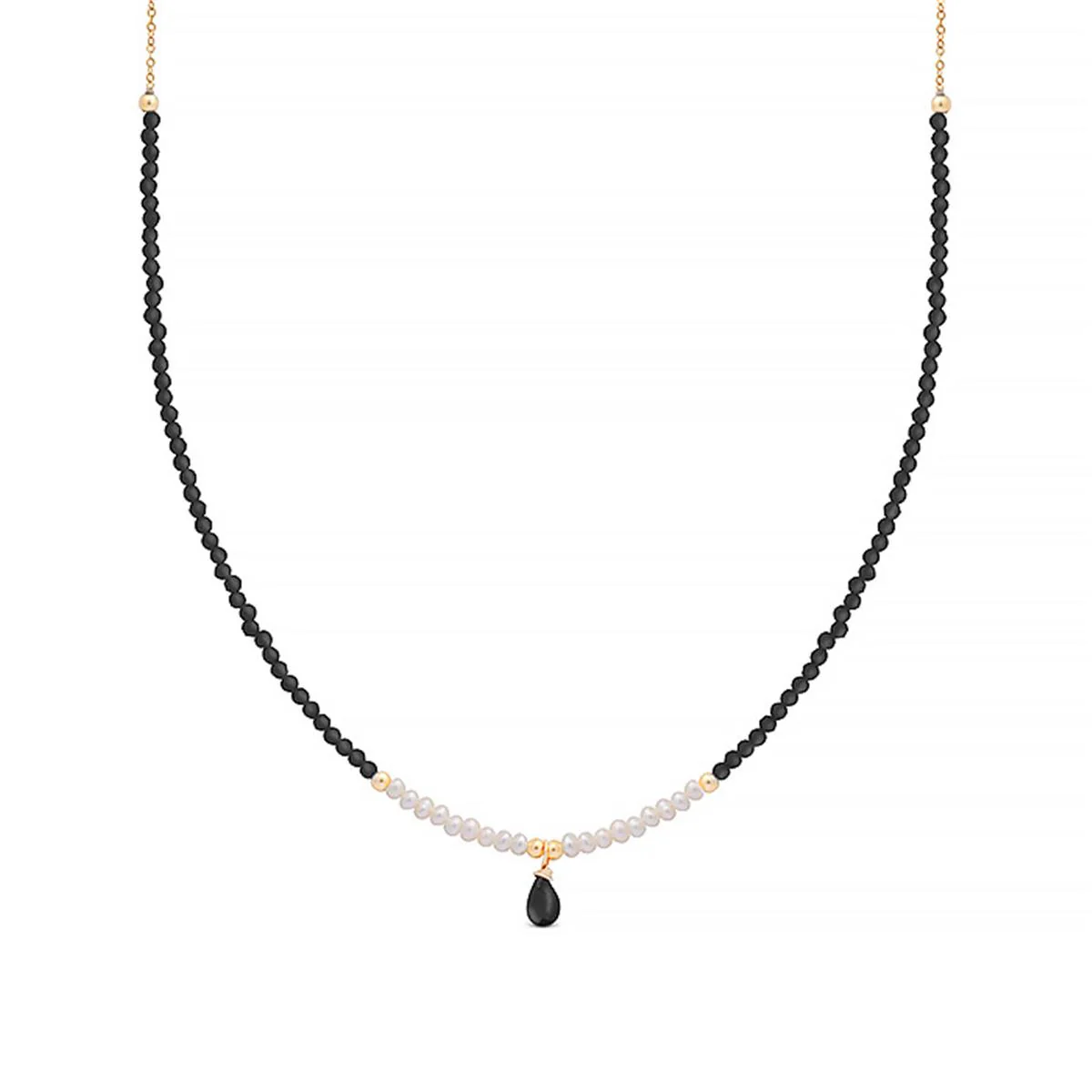 Collar Athat acabado en Oro Amarillo de 18 Kts - Athat NEGRO