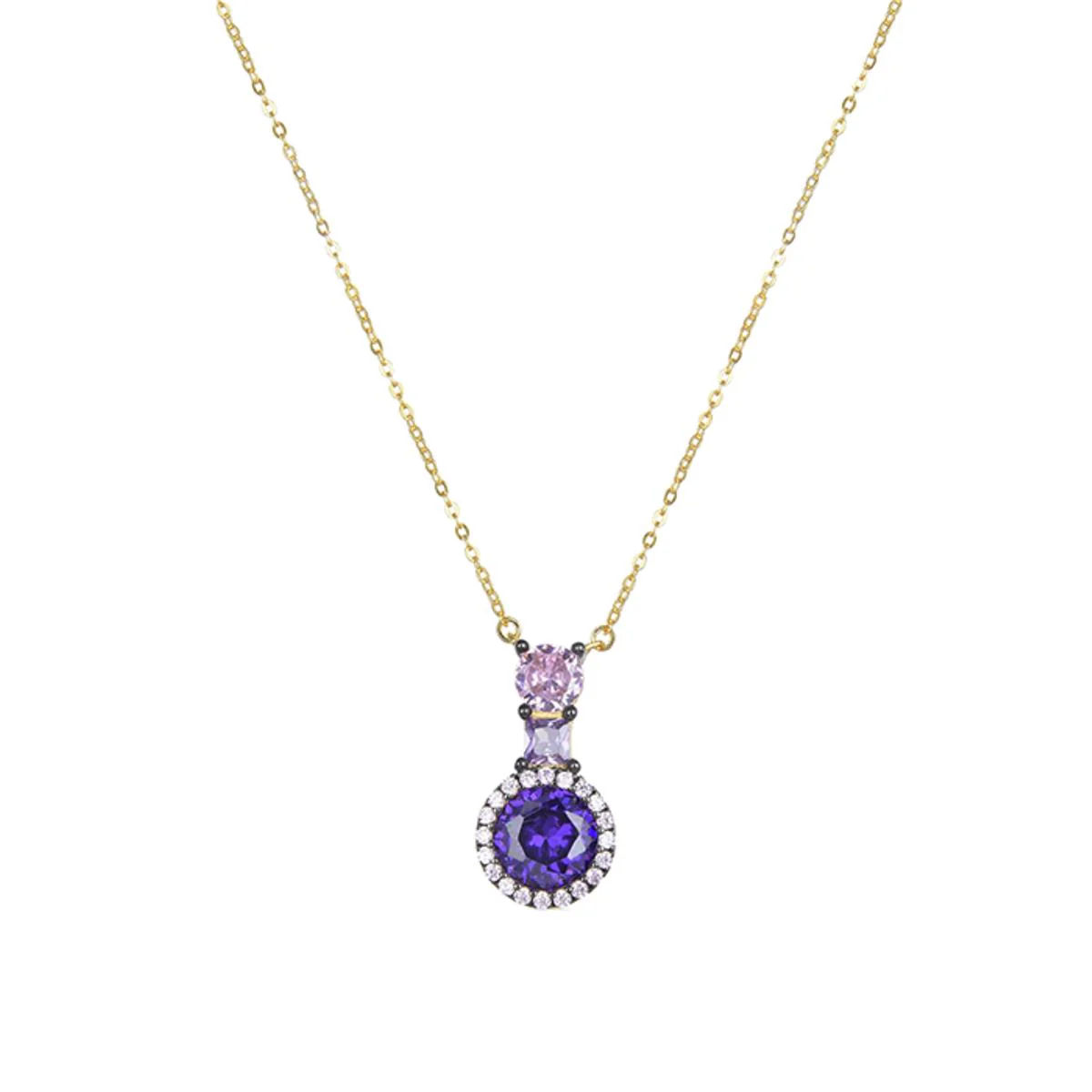 Collar Awen Plata De Ley 925 - Awen MORADO