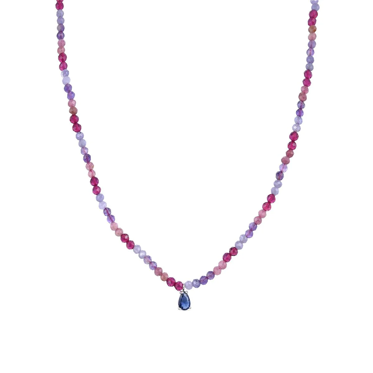 Collar Ayner Plata De Ley 925 - Ayner AZUL