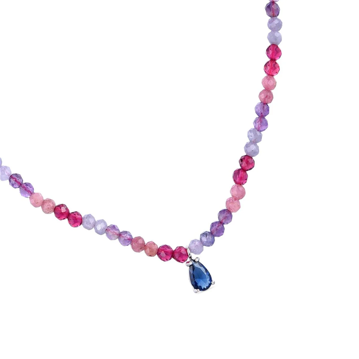 Collar Ayner Plata De Ley 925 - Ayner AZUL - Image 3
