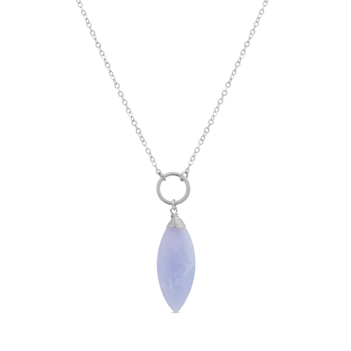 Collar Ayom acabado en Rodio - Ayom AZUL