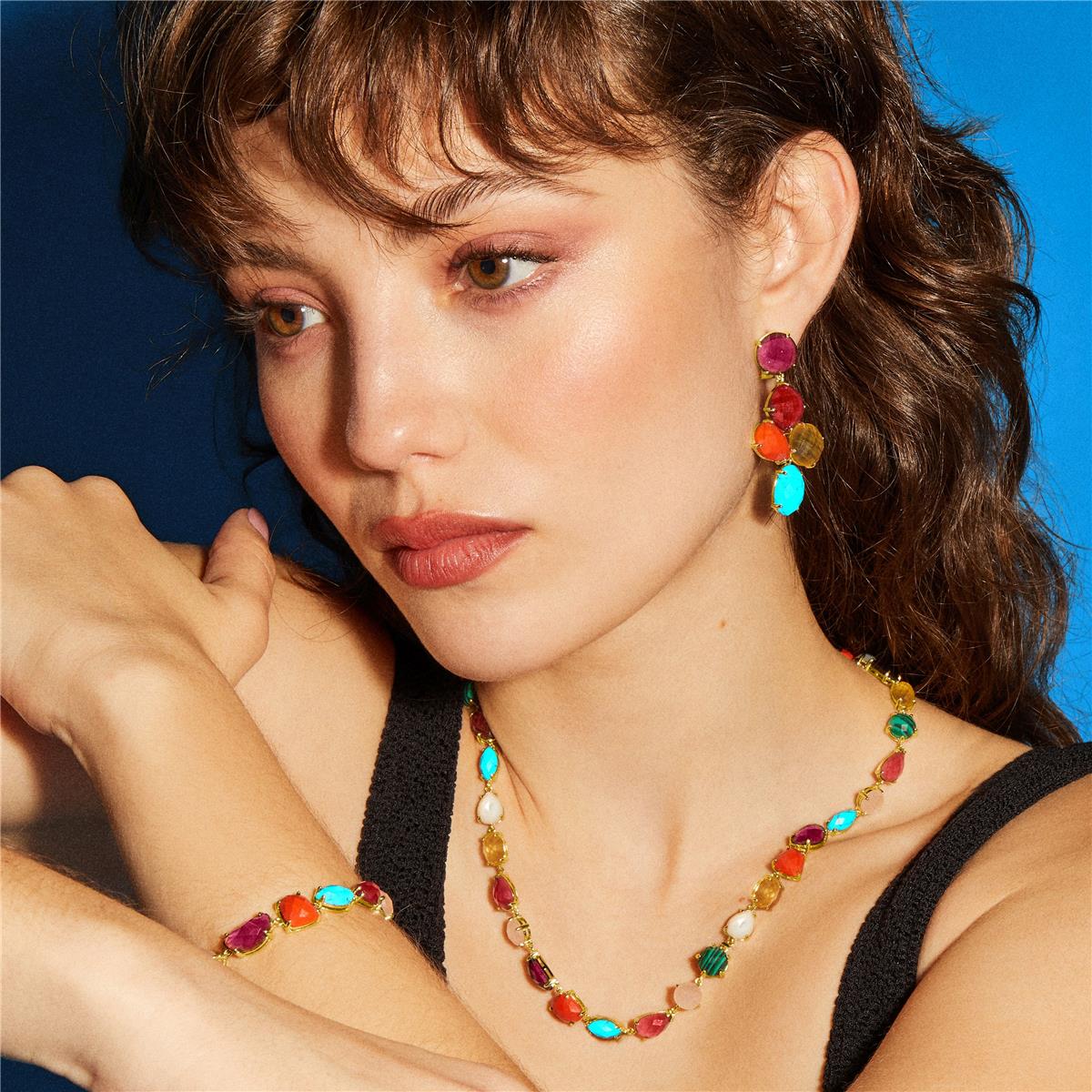 Collar Ayra acabado oro amarillo 18k - Ayra MULTICOLOR - Image 2