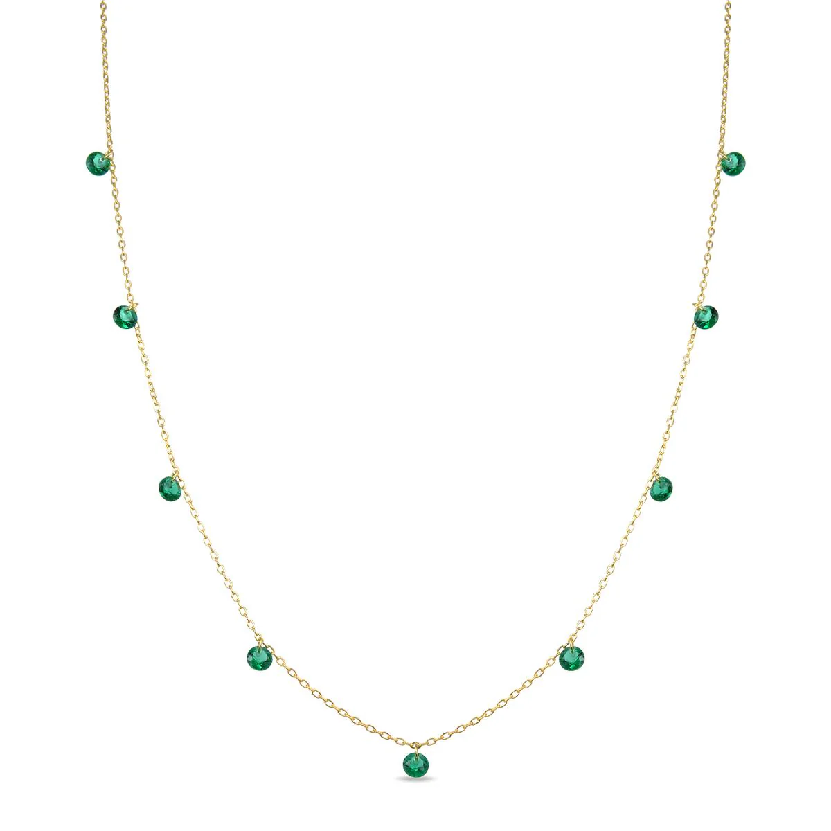 Collar Ayrlon Plata De Ley 925 - Ayrlon VERDE
