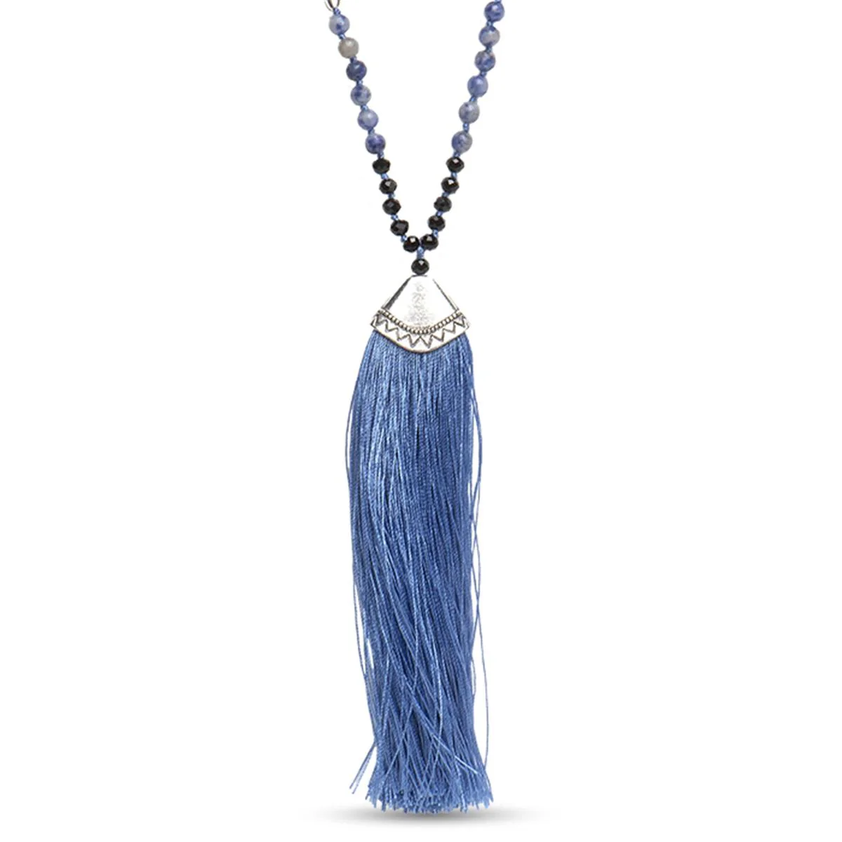 Collar Ayus acabado en Rodio - Ayus AZUL