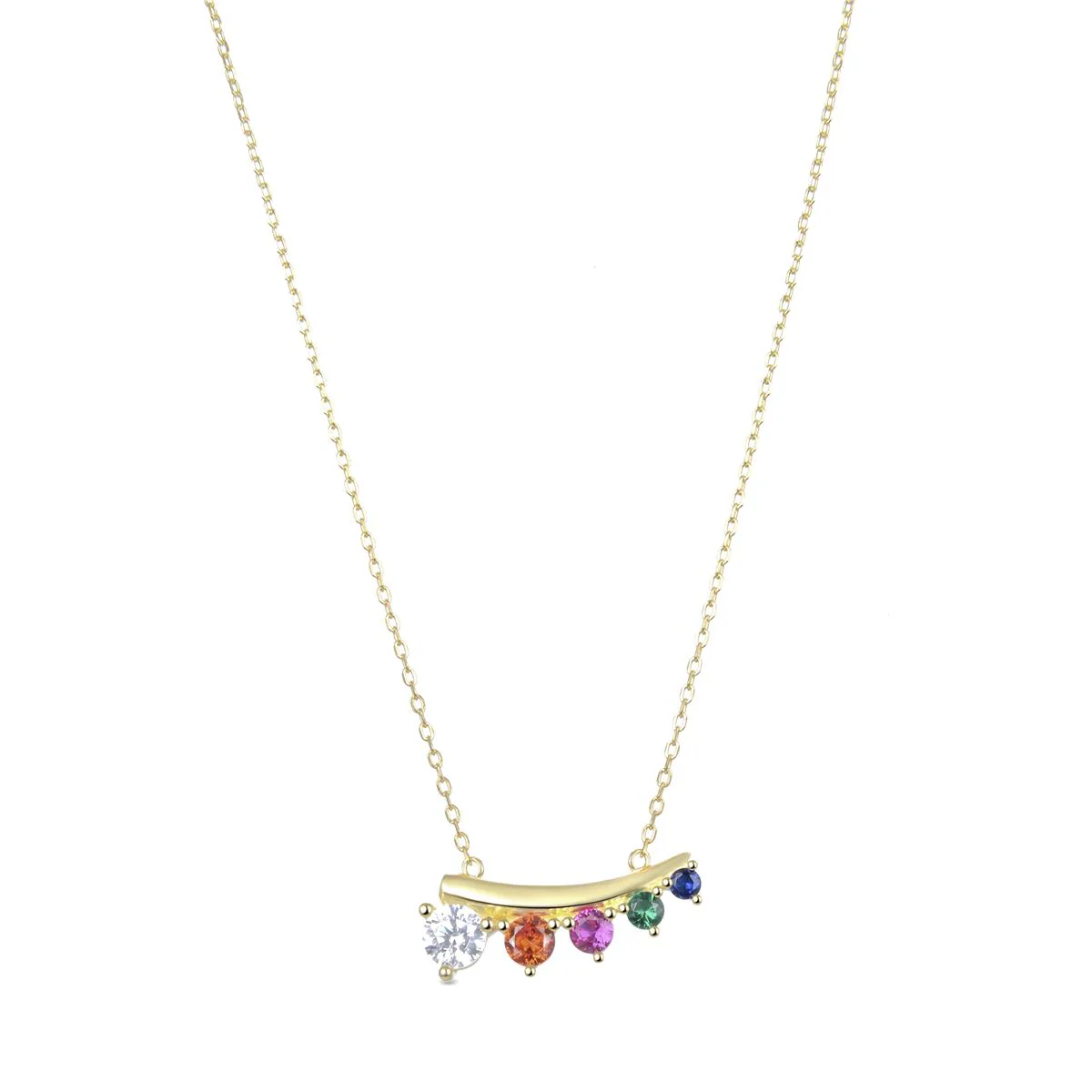 Collar Babeel Plata De Ley 925 - Babeel MULTICOLOR