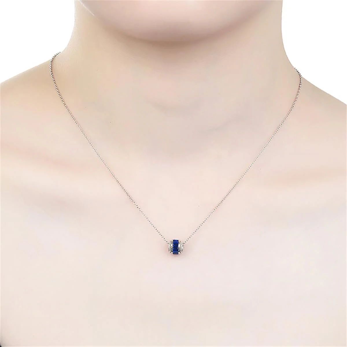 Collar Balael Plata De Ley 925 - Balael AZUL - Image 2