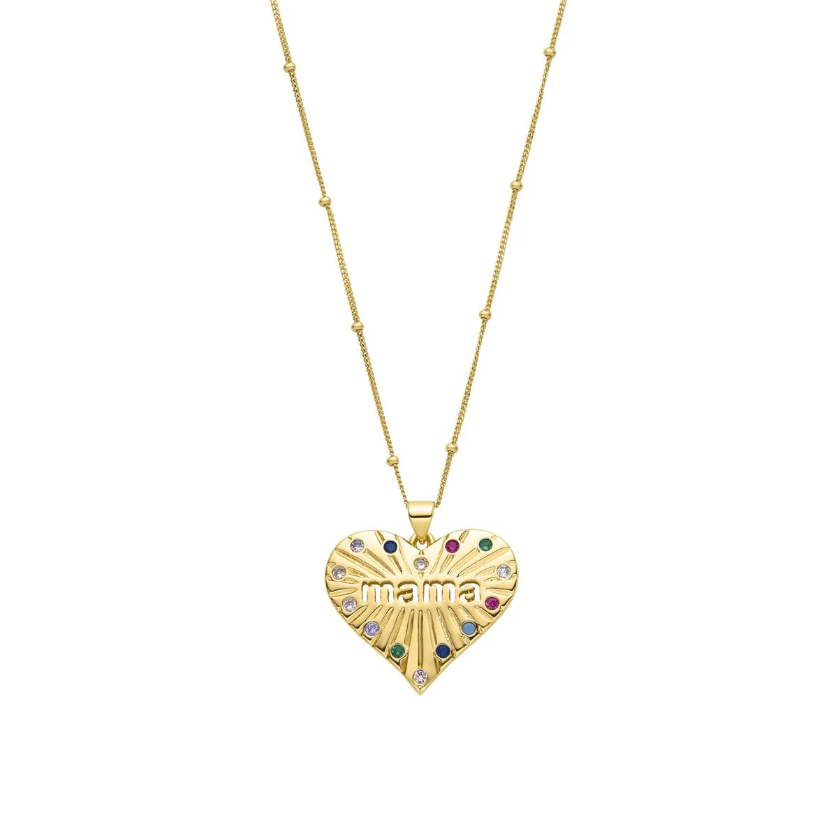 Collar Bamed Plata De Ley 925 - Bamed MULTICOLOR