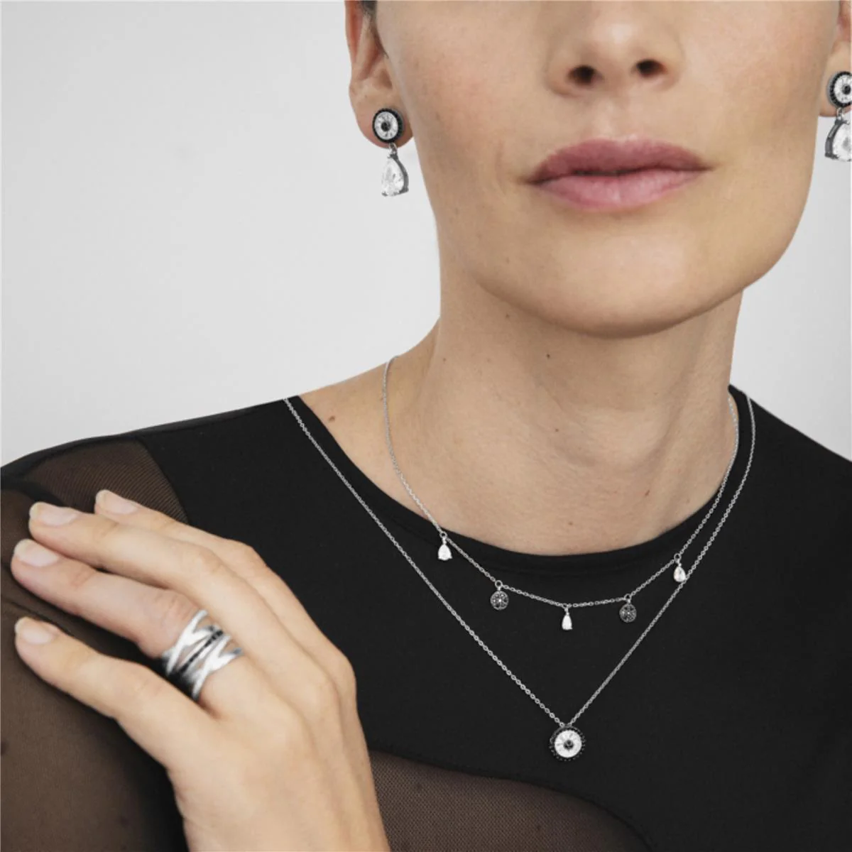 Collar Bamet Plata De Ley 925 - Bamet NEGRO - Image 2