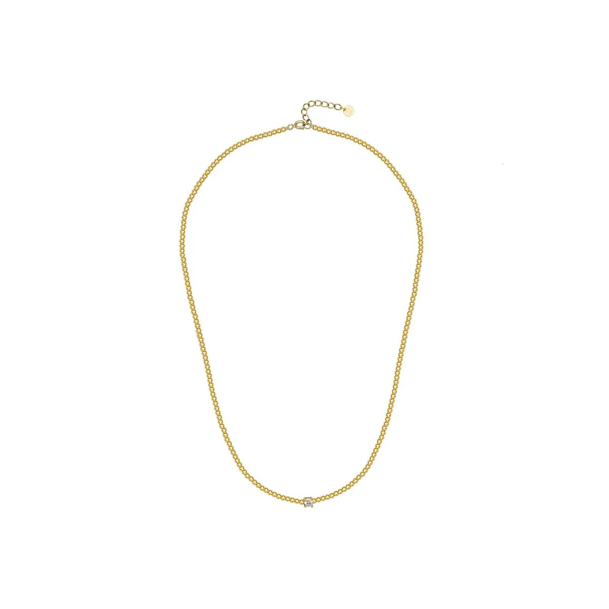 Collar Basra Hematite y baño de oro amarillo - Basra AMARILLO - Image 2