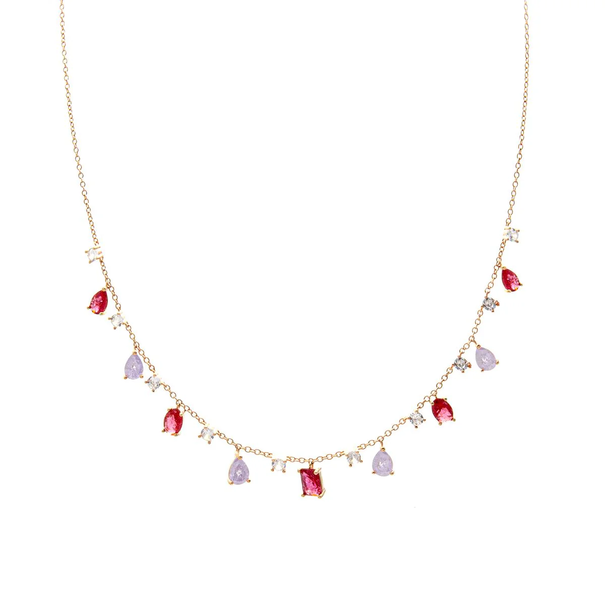 Collar Beofrid Plata De Ley 925 - Beofrid MULTICOLOR