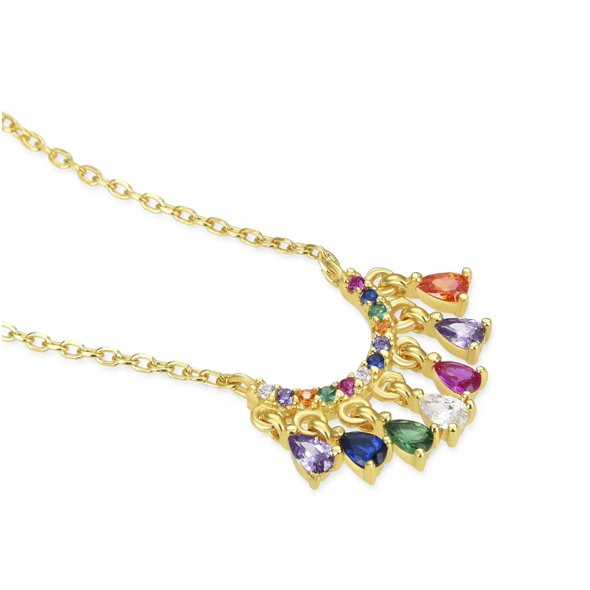 Collar Beryla Plata De Ley 925 - Beryla MULTICOLOR - Image 3