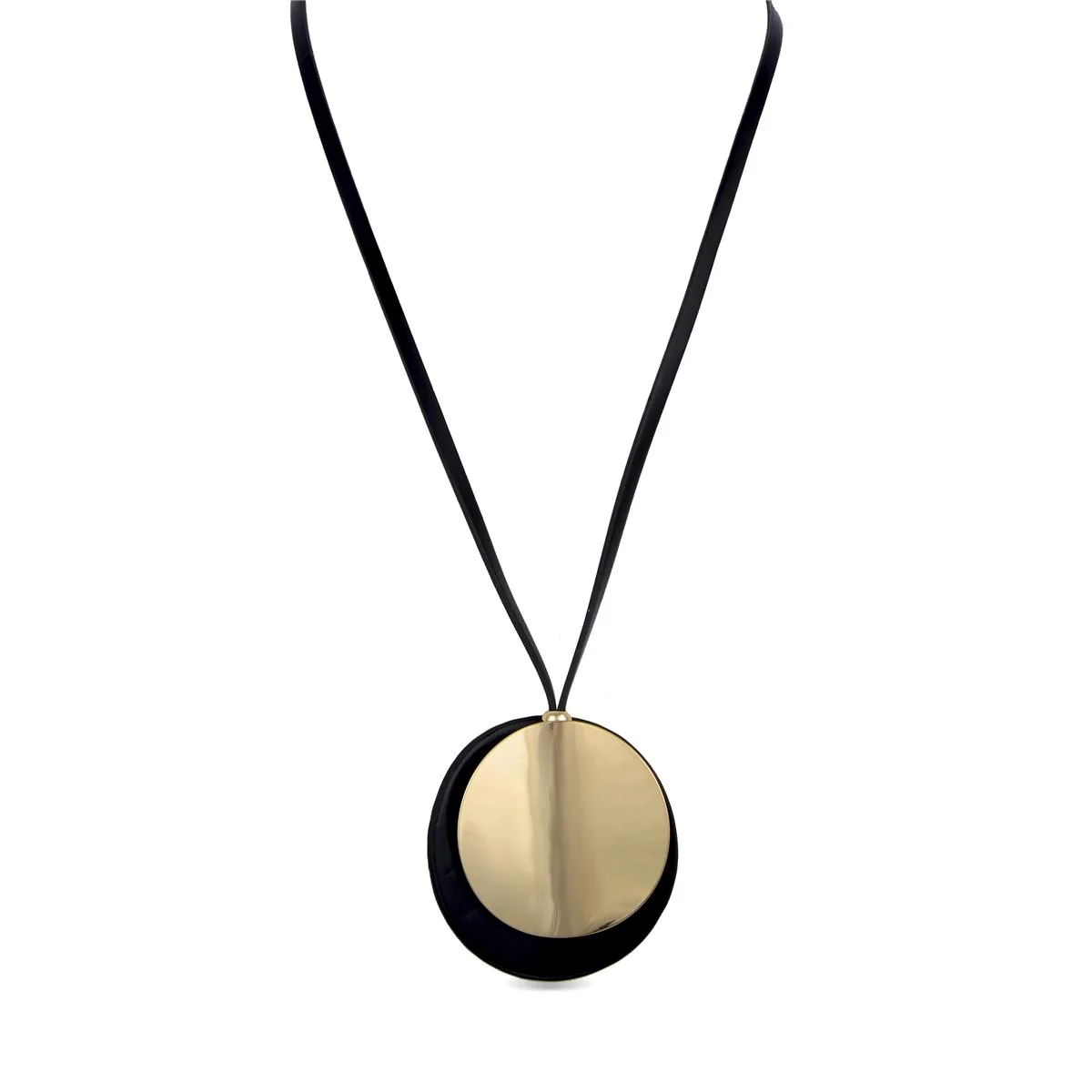 Collar Bibka acabado en Oro Amarillo de 18 Kts - Bibka NEGRO